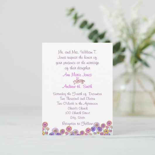 Cheap Wedding Briefkaarten (Staand voorkant)