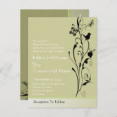 Cheap Wedding Briefkaarten (Voorkant / Achterkant)