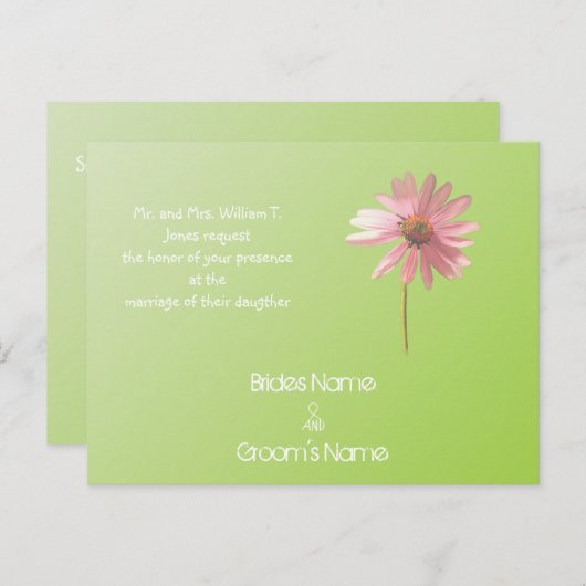 Cheap Wedding Briefkaarten (Voorkant / Achterkant)