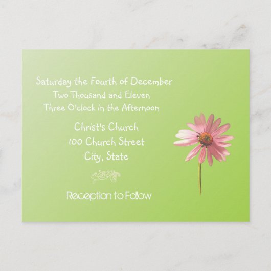 Cheap Wedding Briefkaarten (Achterkant)