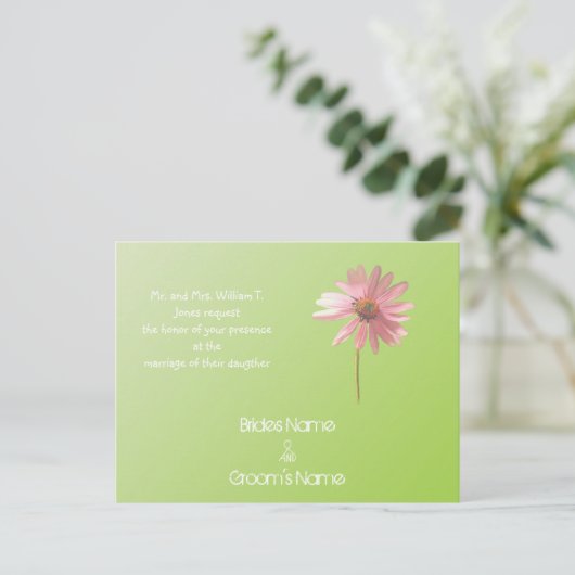 Cheap Wedding Briefkaarten (Staand voorkant)