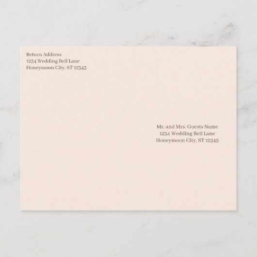 Cheap Wedding Briefkaarten (Achterkant)