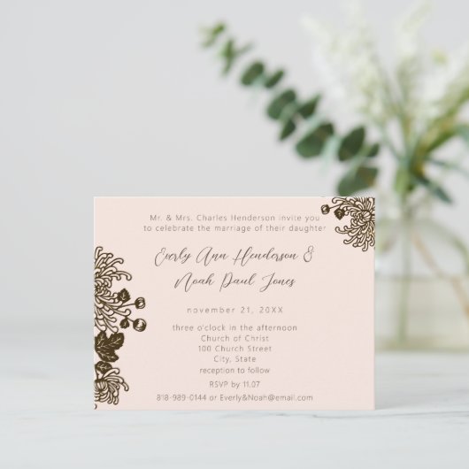 Cheap Wedding Briefkaarten (Staand voorkant)