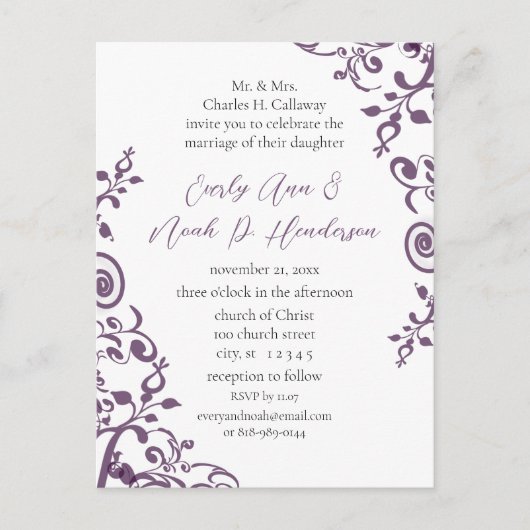 Cheap Wedding Briefkaarten (Voorkant)