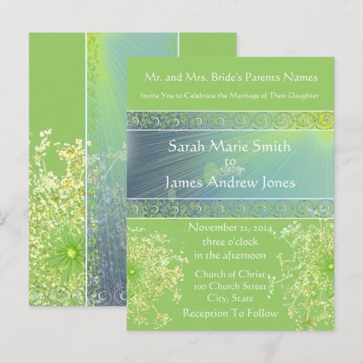 Cheap Wedding Briefkaarten (Voorkant / Achterkant)