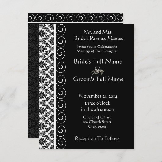 Cheap Wedding Briefkaarten (Voorkant / Achterkant)