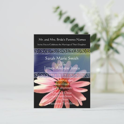 Cheap Wedding Briefkaarten (Staand voorkant)