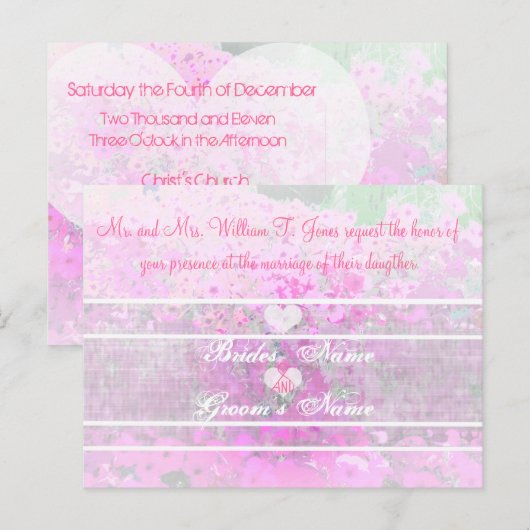 Cheap Wedding Briefkaarten (Voorkant / Achterkant)