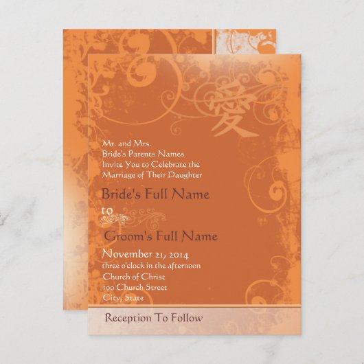 Cheap Wedding Briefkaarten (Voorkant / Achterkant)