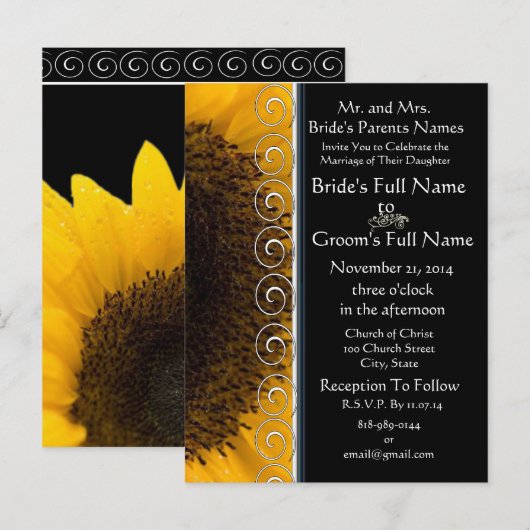 Cheap Wedding Briefkaarten (Voorkant / Achterkant)