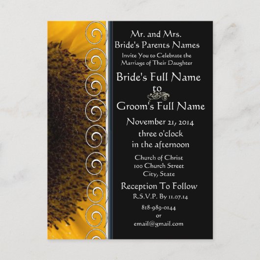 Cheap Wedding Briefkaarten (Voorkant)