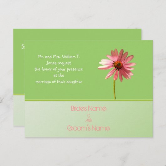 Cheap Wedding Briefkaarten (Voorkant / Achterkant)