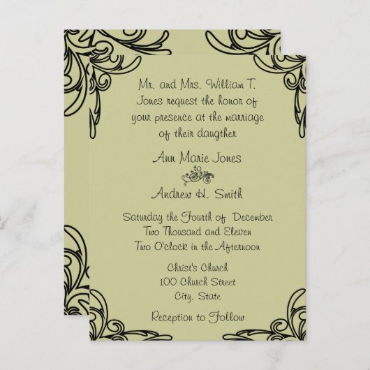 Cheap Wedding Briefkaarten (Voorkant / Achterkant)