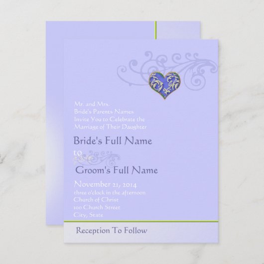 Cheap Wedding Briefkaarten (Voorkant / Achterkant)