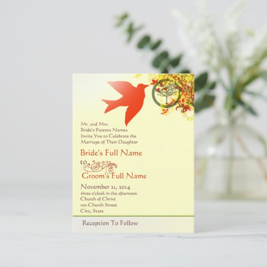 Cheap Wedding Briefkaarten (Staand voorkant)