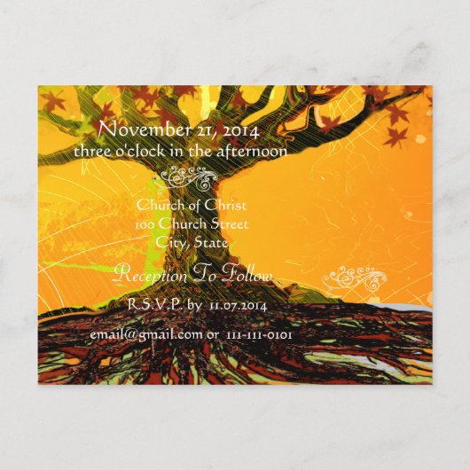 Cheap Wedding Briefkaarten (Achterkant)