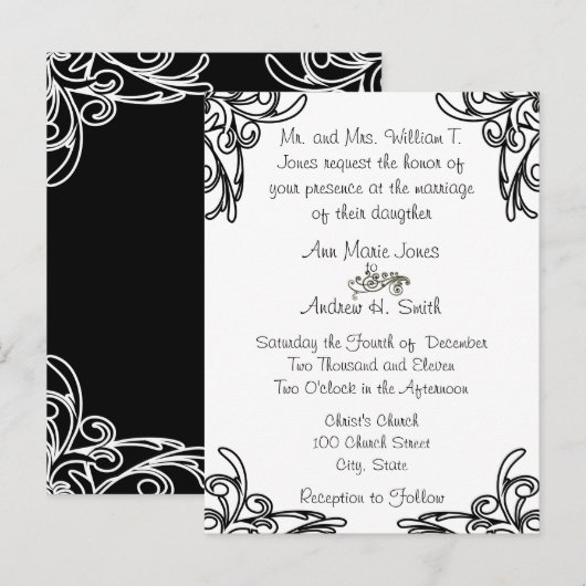 Cheap Wedding Briefkaarten (Voorkant / Achterkant)