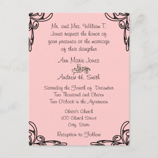Cheap Wedding Briefkaarten (Voorkant)