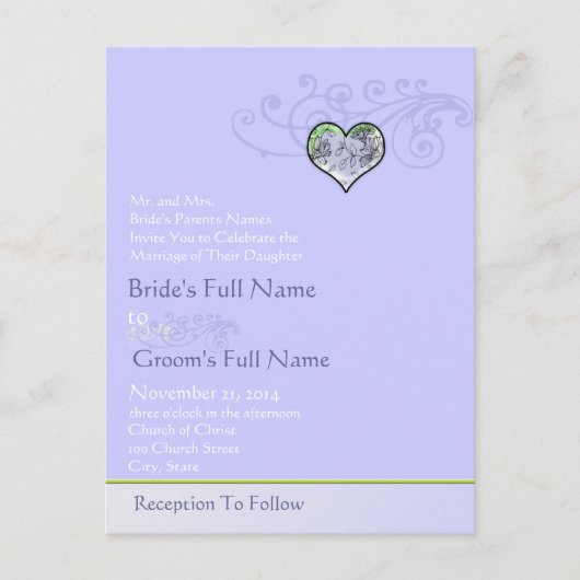Cheap Wedding Briefkaarten (Voorkant)