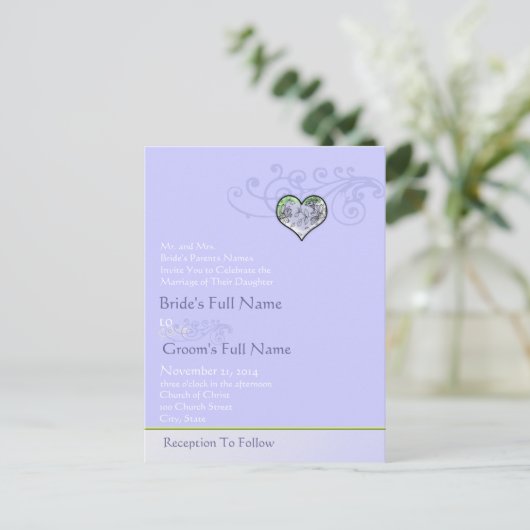 Cheap Wedding Briefkaarten (Staand voorkant)