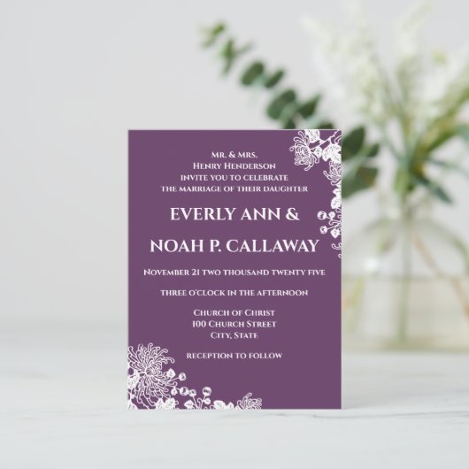 Cheap Wedding Briefkaarten (Staand voorkant)