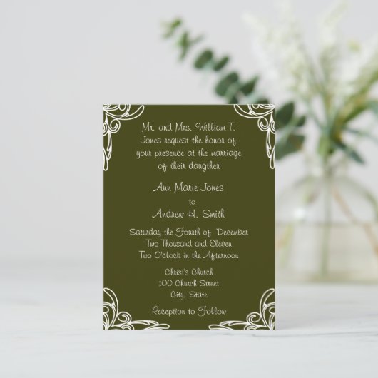 Cheap Wedding Briefkaarten (Staand voorkant)