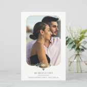 Cheap Wedding Flourish Filigree Fancy Photo Frame (Staand voorkant)