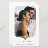 Cheap Wedding Flourish Filigree Fancy Photo Frame (Voorkant / Achterkant)