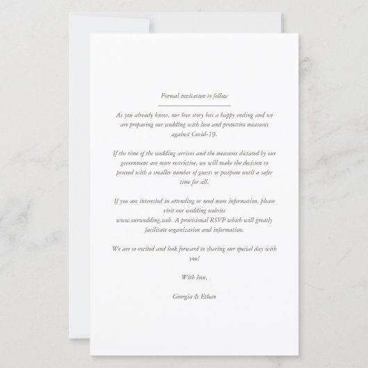 Cheap Wedding Flourish Filigree Fancy Photo Frame (Achterkant)