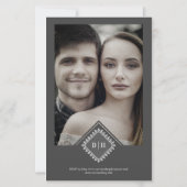 Cheap Wedding Initialen Ornament Lace (Achterkant)