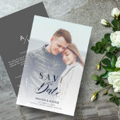 Cheap Wedding Modern Vellum Effect Aangepaste foto