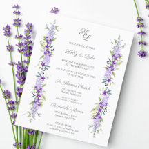 Cheap Wedding Paarse Shades Flowers & Branches