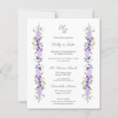 Cheap Wedding Paarse Shades Flowers & Branches (Voorkant)