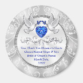 Cheap Wedding Party Favors, Tortelduifjes and Hear Magneet (Voorkant)