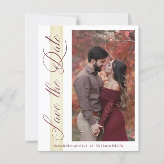 Cheap Wedding Romantic Hand Lettered Foto (Voorkant)