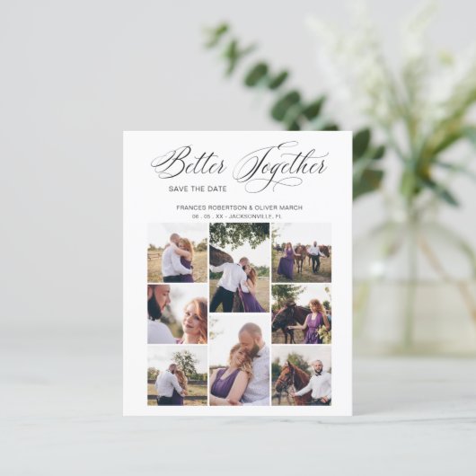 Cheap Whimsical Beter Samen 8 Foto's Weddenschap (Staand voorkant)