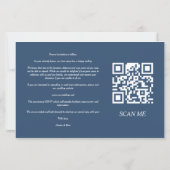 Cheap Whimsy Bliss Blue Jeans Inspired Photo QR (Achterkant)