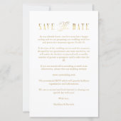 Cheap White Collage Wedding Gold Heart 4 Foto's (Achterkant)