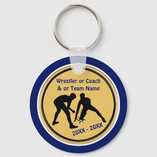 Cheap Wrestling Party Favors, Wrestlers and Coache Sleutelhanger (Voorkant)