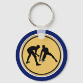 Cheap Wrestling Party Favors, Wrestlers and Coache Sleutelhanger (Achterkant)