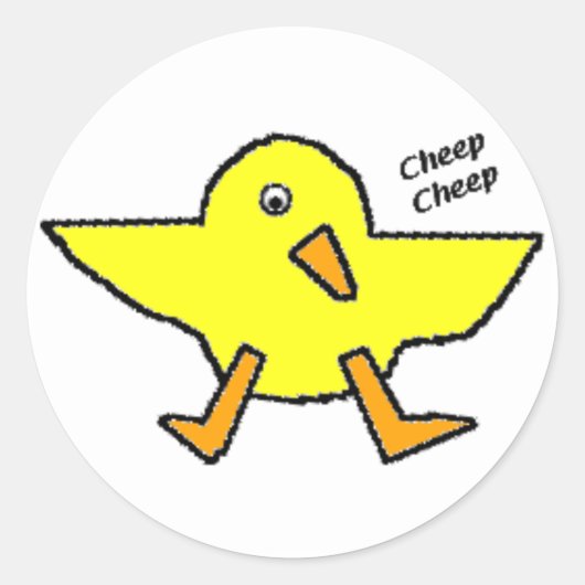 Cheapcon-sticker Ronde Sticker (Voorkant)