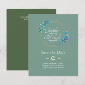 CHEAPEST bespaart de data Blauwgroen blauwe vlakte (Voorkant / Achterkant)