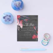 CHEAPEST FOTO Save Dates Pampas Grapical Flyer (Enkel)