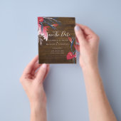 CHEAPEST FOTO Save Dates Pampas Grapical Flyer (Hand)