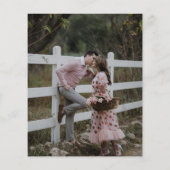 CHEAPEST FOTO Save Dates Pampas Grapical Flyer (Achterkant)