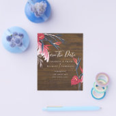 CHEAPEST FOTO Save Dates Pampas Grapical Flyer (Enkel)