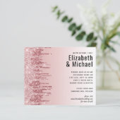 CHEAPEST Roos Gold Pink Glitter Weddenschap (Staand voorkant)