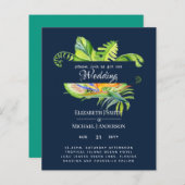 Cheapest Tropical Leaves Wedding Luau Reception (Voorkant / Achterkant)