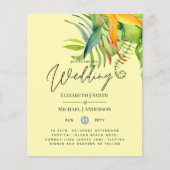Cheapest Tropical Leaves Wedding Luau Reception (Voorkant)