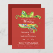 Cheapest Tropical Leaves Wedding Luau Reception (Voorkant / Achterkant)